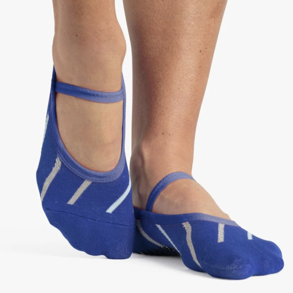 Women's Blue No-Show Socks